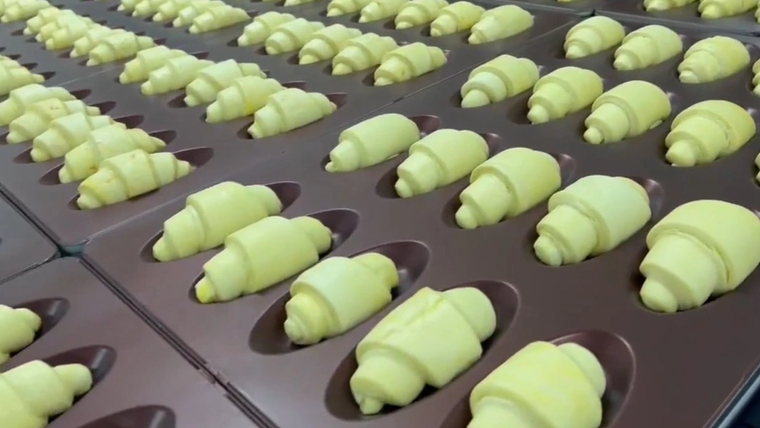 صواني مخبوزات لإنتاج الكرواسون