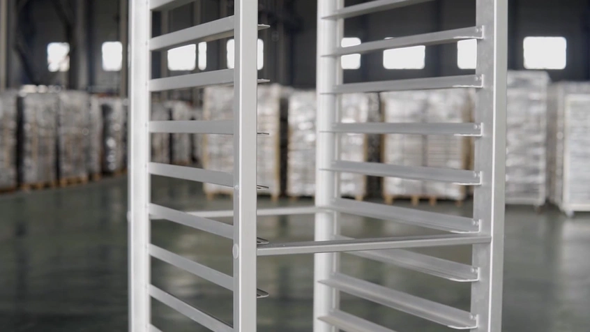 ترولي صواني ألومنيوم للمخبوزات