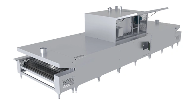 فرن نفقي لإنتاج المخبوزات