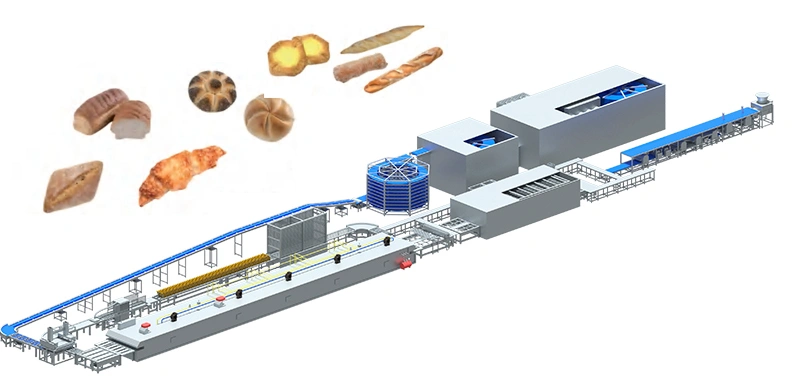 خط إنتاج خبز الشيباتا والأرتيزان