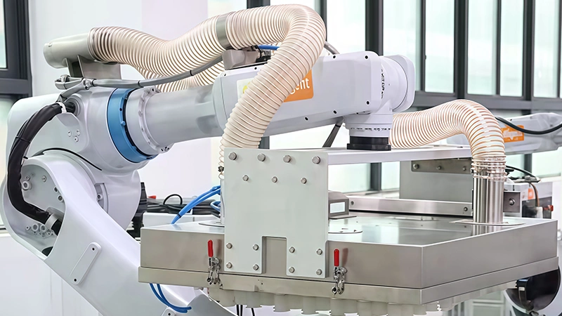 ذراع روبوتية لإزالة الغطاء