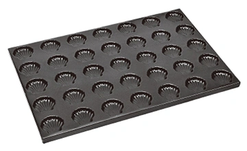 صينية قوالب كيك على شكل صدفة