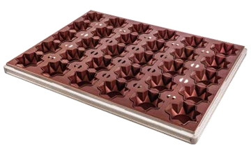 صينية قوالب كيك على نجمة