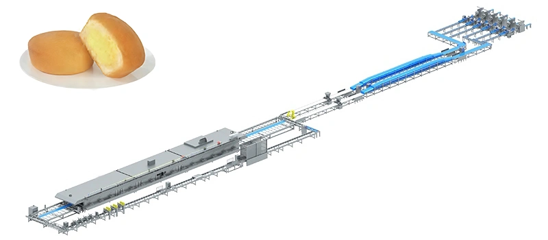 خط إنتاج الكب كيك