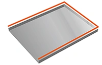 طي من ثلاث جوانب