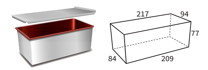قالب خبز توست