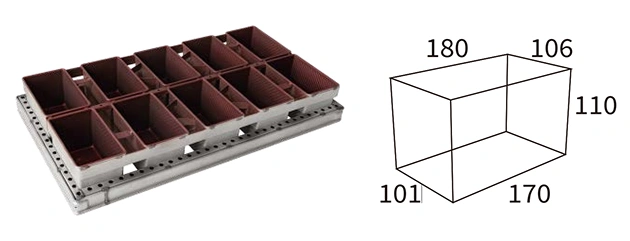 مجموعة قوالب خبز التوست