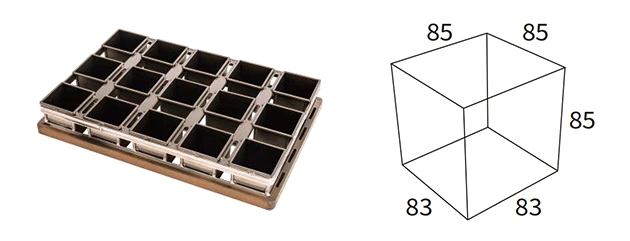 مجموعة قوالب خبز التوست