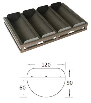 مجموعة قوالب خبز التوست